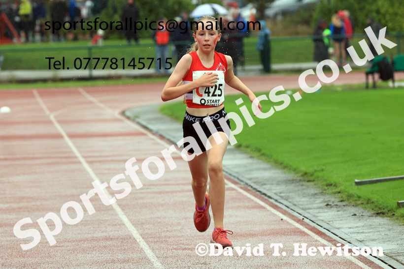 Girls Under-13s 2025 Northern Athletics Autumn Road Relays, Leigh, Lancashire. Photo: David T. Hewitson/Sports for All Pics